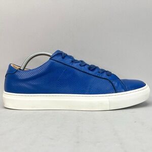 Greats Brooklyn Mens 43.5/ 10.5 Royale Sneakers Shoes Blue Leather‎ Casual Italy